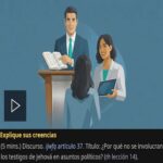 SEAMOS MEJORES MAESTROS: Semana del 31 de Agosto al 6 de Septiembre 2026, Explique sus creencias: Discurso. Título: ¿Por qué no se involucran los testigos de Jehová en asuntos políticos? Lección 14. Asignación Preparada.